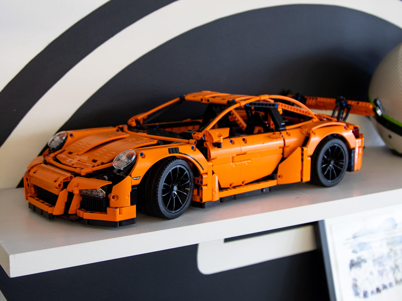Solve Builds LEGO® Porsche Model For LEGO
