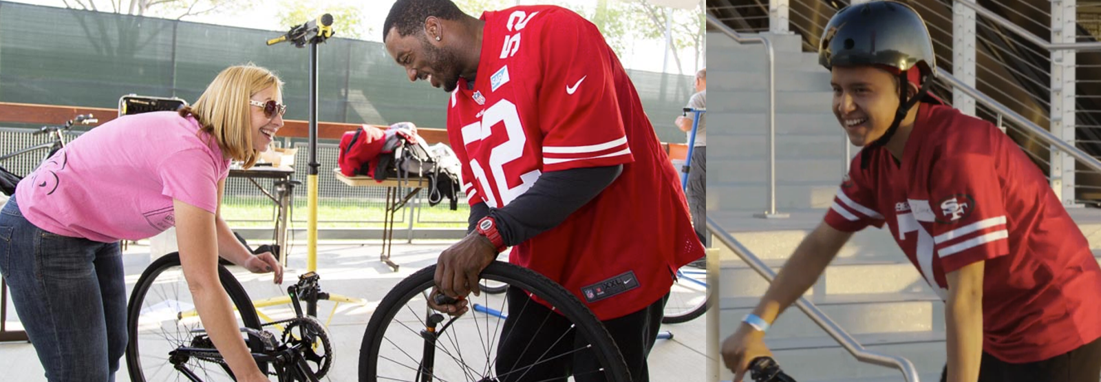 49ers, Optum Pro Cycling Host 3rd Annual Bike Build Event